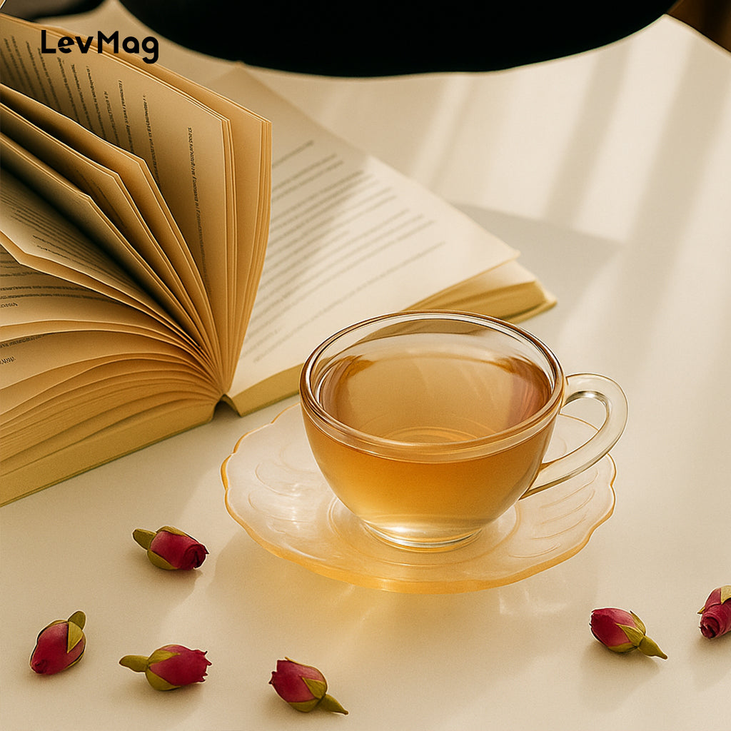 Flowers or leaves for use as tea substitutes