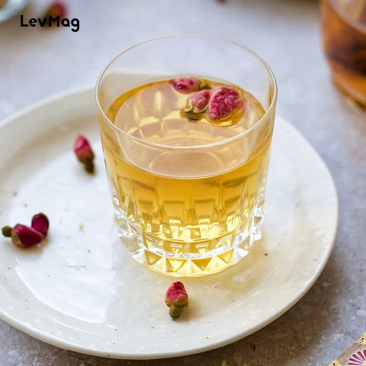 Flowers or leaves for use as tea substitutes